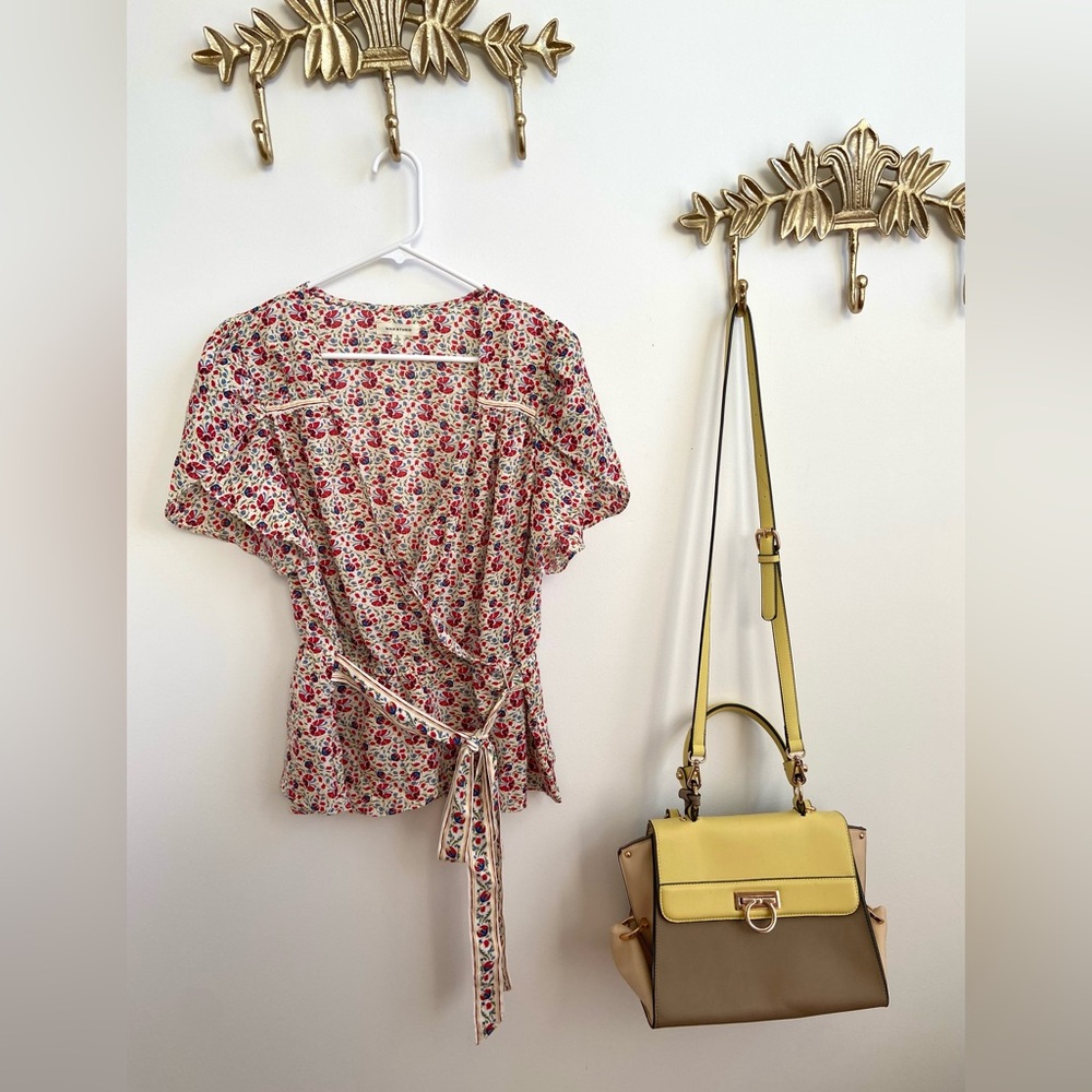 Max Studio shabby chic M to L short sleeve